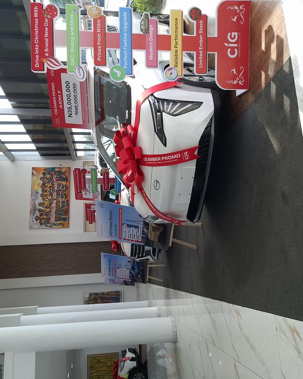 CIG Motors Ember promotion retail and showroom display