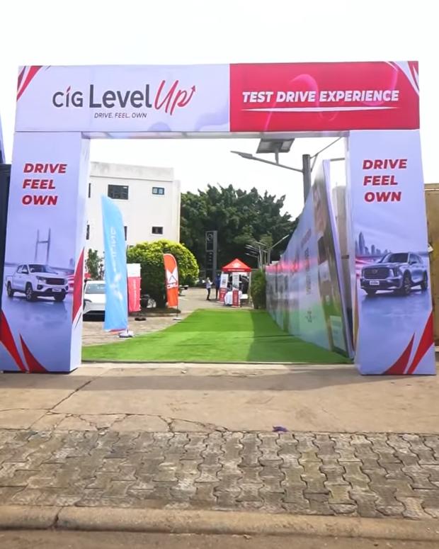 CIG Level Up test drive event structures