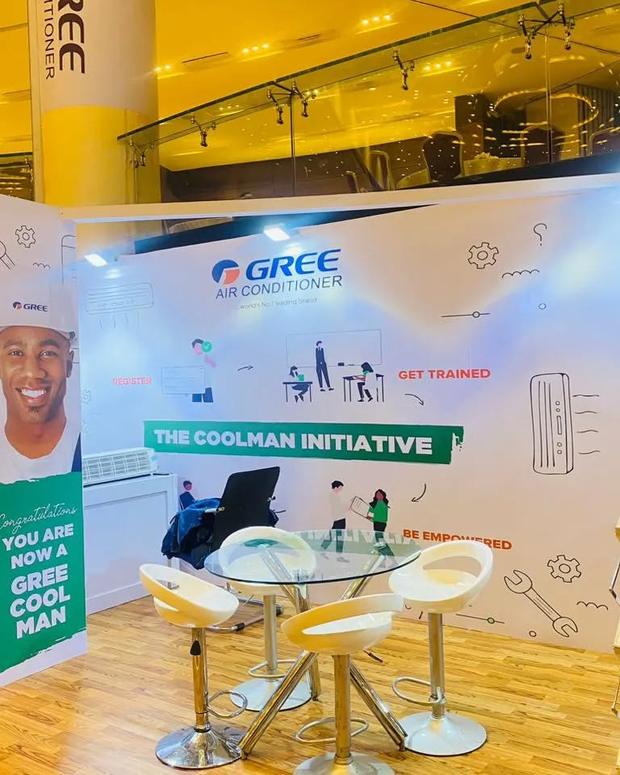 GREE Coolman Initiative exhibition stand